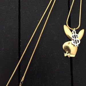 18” or 20” 18K Gold Plated Necklace with Playboy